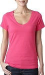 Ladies' Sheer V-Neck Tee